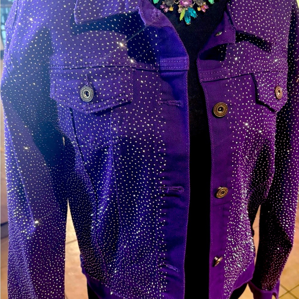 Purple Bling  Women's Jacket NWT